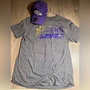 Baltimore Ravens Shirt and Hat